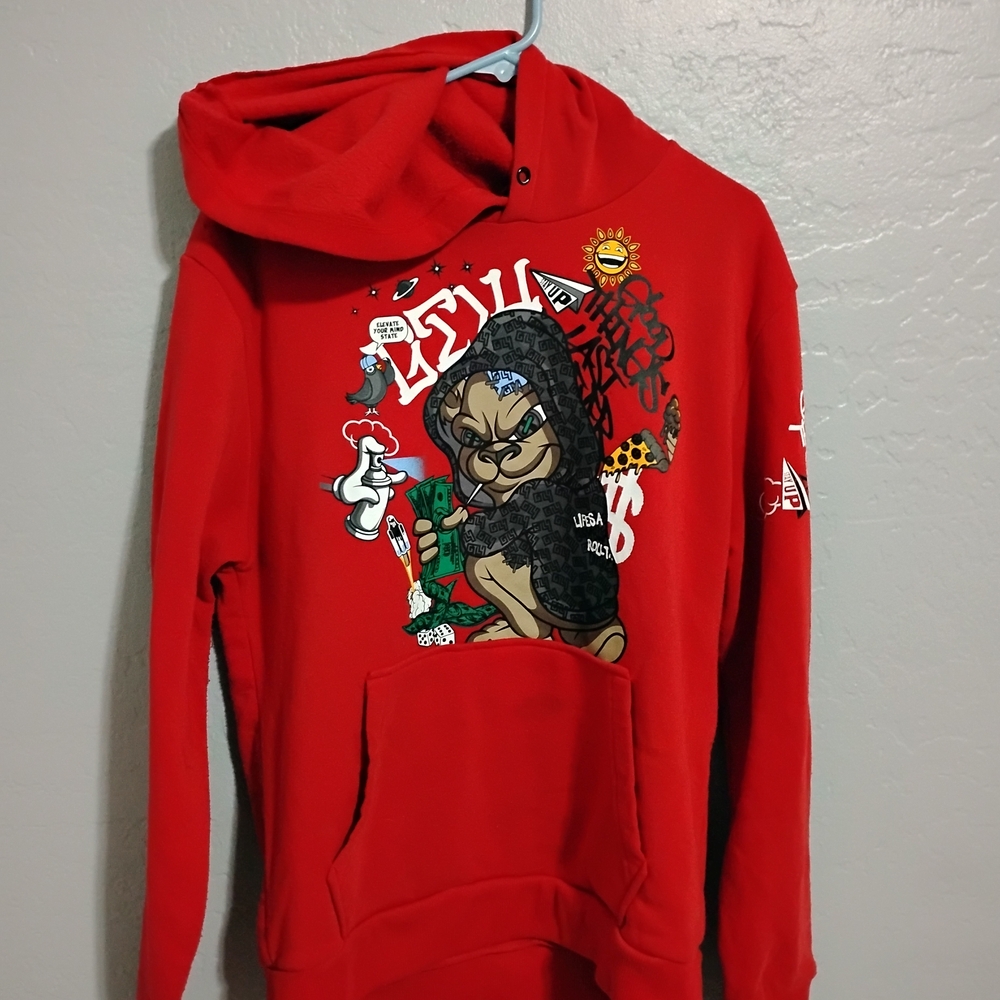 Unisex Red GTL4 Hoodie.